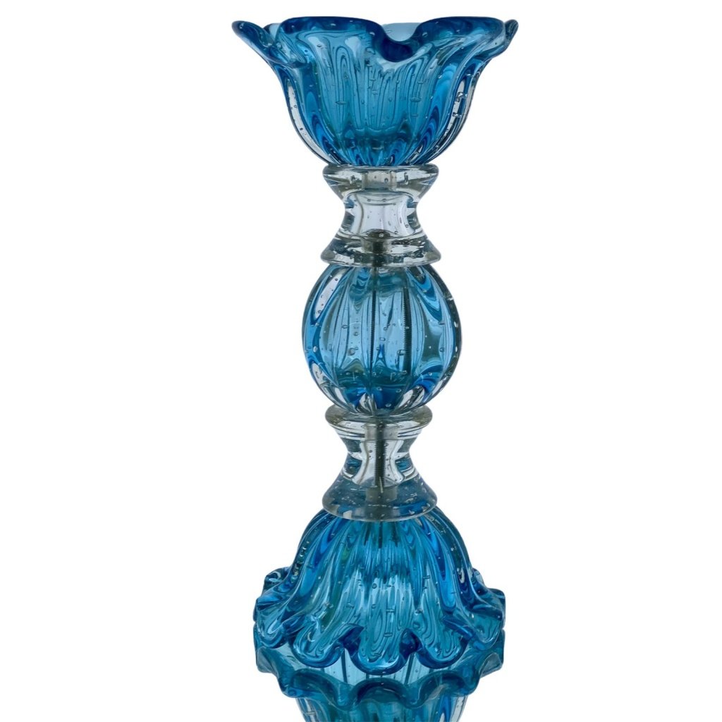 Castiçal em Cristal Murano Graz 