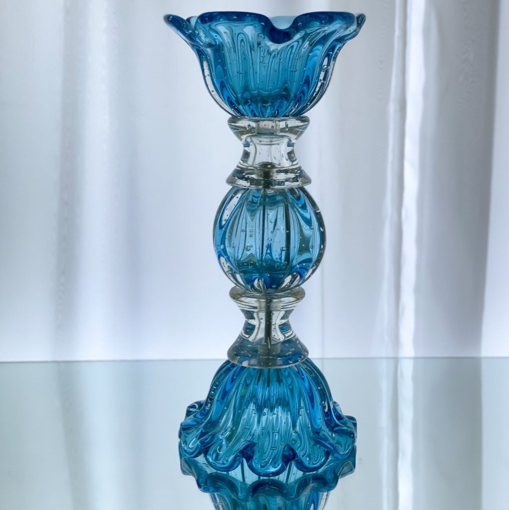 Marcolin Art Crystal マルコリン クリスタル ボート 船舶2 Castiçal em Cristal Murano Graz 